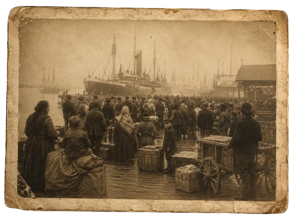 1870 yılında Los Santos limanı